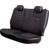 Чехлы Экокожа Турин Ромб на Opel Corsa D 2006-2014 г.в. Чехлы Экокожа Турин Ромб на Opel Corsa D 2006-2014 г.в.