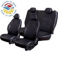 Чехлы Экокожа Турин Ромб на Opel Corsa D 2006-2014 г.в. Чехлы Экокожа Турин Ромб на Opel Corsa D 2006-2014 г.в.